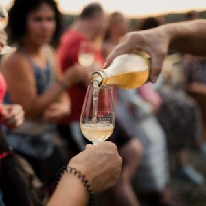 Večerní řízená degustace vín na nádvoří Znoj. podzemí vol. 3